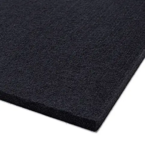 Acoustic felt panel, close-up