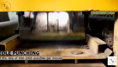 Cross Lapper — manufacturing step 7