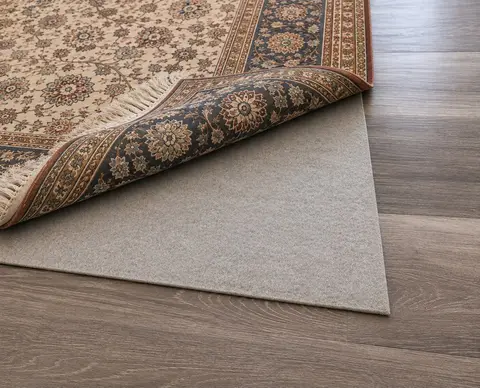 Carpet and rug felt backing material, close-up